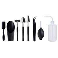 8 pezzi/set di strumenti da giardinaggio per piante succulente, set di vasi per la rimozione della coltivazione indoor, kit per l'orticoltura