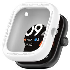 Custodia protettiva per orologio intelligente in silicone Redmi Watch 4 (bianca)