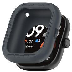 Custodia protettiva per orologio intelligente in silicone Redmi Watch 4 (grigio)