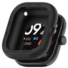 Custodia protettiva per orologio intelligente in silicone Redmi Watch 4 (nera)
