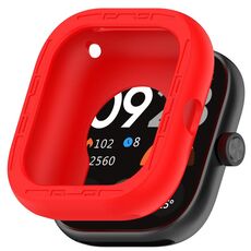 Per Redmi Watch 4 Custodia protettiva per orologio intelligente in silicone (rossa)