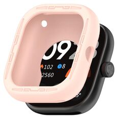 Per Redmi Watch 4 Custodia protettiva per orologio intelligente in silicone (rosa chiaro)