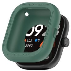 Per Redmi Watch 4 Custodia protettiva per orologio intelligente in silicone (verde scuro)