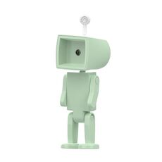 Lampada da scrivania con ornamenti per blocchi da costruzione da tavolo, luce notturna magnetica a LED mini astronauta, colore: verde quadrato