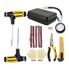 Set di strumenti per patch di pneumatici per auto, 8 pezzi