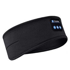 Fascia per bandana Bluetooth per dormire Fascia per musica sportiva wireless Maschera per gli occhi per musica per dormire incorporata (nero)