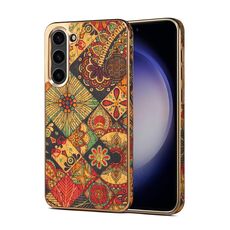 Custodia elettrolitica per Samsung Galaxy S23 FE 5G Denior Flower Language Series (gialla)