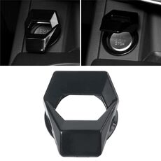 Coperchio protettivo del dispositivo di accensione del tipo di manopola dell'anello decorativo di avvio con un pulsante per auto (nero)