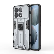 Custodia per telefono TPU ibrida per PC Supersonic Armor per Redmi K70 Pro (grigio)
