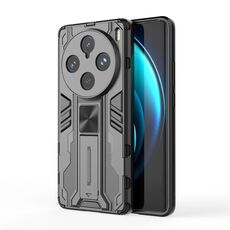 Custodia per telefono TPU ibrida per PC Supersonic Armor per vivo X100 Pro (nera)