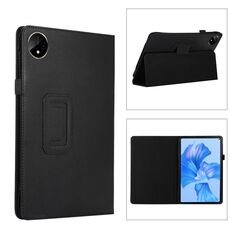 Custodia per tablet in pelle con texture litchi per Huawei MatePad Pro 11 2024 con supporto (nero)