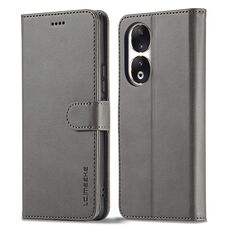 Per Honor 90 LC.IMEEKE Custodia per telefono in pelle con texture di vitello (grigio)