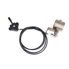 Valvola del tubo di scarico per auto sportiva obliqua con apertura manuale per tubo da 60 mm