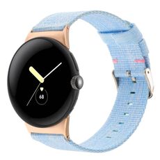 Per Google Pixel Watch 2 / Pixel Watch Cinturino in tela di nylon (blu cielo)