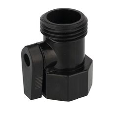 Connettore per tubo da giardino con valvola a sfera in ABS unidirezionale da giardino (filettatura europea)