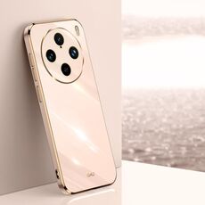 Per vivo X100 Pro 5G XINLI Straight Edge 6D Placca Custodia in TPU per telefono (Rosa)