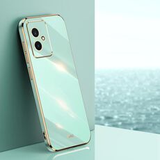 Per Honor 100 XINLI Straight Edge 6D Placca Custodia in TPU per telefono (Verde menta)