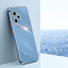 Per Honor 100 Pro XINLI Straight Edge 6D Placca Custodia in TPU per telefono (Blu celeste)
