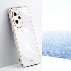 Per Honor 100 Pro XINLI Straight Edge 6D Placca Custodia per telefono in TPU (Bianco)