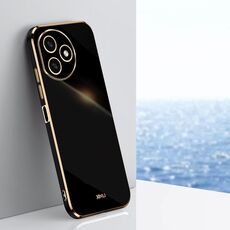 Per Honor X50i + 5G XINLI Straight Edge 6D Placca Custodia per telefono in TPU (Nero)
