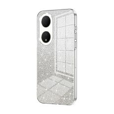 Custodia per telefono elettrolitica in polvere glitterata sfumata per vivo Y100 / Y100A (trasparente)
