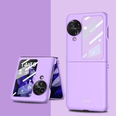 Per OPPO Find N3 Flip GKK Custodia protettiva integrata ultrasottile a copertura totale (viola)