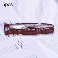 Micro paesaggio simulazione strumento musicale ornamento in resina decorazione da tavolo in miniatura, stile: n.3 Guqin