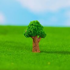 Micro-paesaggio simulato alberi verdi fiori ornamenti ecologici giardinaggio fai da te, stile: n. 5 albero grasso
