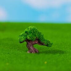 Micro-paesaggio simulato alberi verdi fiori giardinaggio fai da te ornamenti ecologici, stile: n. 7 albero dei desideri