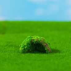 Micro-paesaggio simulato alberi verdi fiori giardinaggio fai da te ornamenti ecologici, stile: n. 9 fori per l'albero