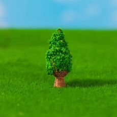 Micro-paesaggio simulato alberi verdi fiori giardinaggio fai da te ornamenti ecologici, stile: n. 11 albero lungo