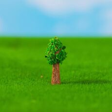 Micro-paesaggio simulato alberi verdi fiori giardinaggio fai da te ornamenti ecologici, stile: n. 12 albero a testa piccola