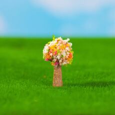 Micro-paesaggio simulato alberi verdi fiori giardinaggio fai da te ornamenti ecologici, stile: n. 18 piccolo albero di Sakura