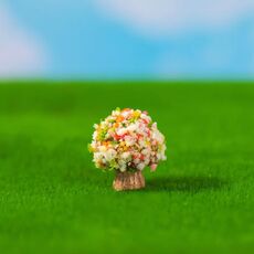 Micro-paesaggio simulato alberi verdi fiori giardinaggio fai da te ornamenti ecologici, stile: n. 19 ciliegio nano