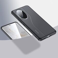 Per Honor 100 Pro Armor Custodia rigida per PC in TPU trasparente (nero opaco)