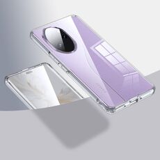 Per Honor 100 Pro Armor Custodia rigida per PC in TPU trasparente (trasparente)
