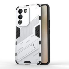 Per vivo Y200 5G Global Punk Armor 2 in 1 PC + custodia per telefono TPU con supporto (bianco)