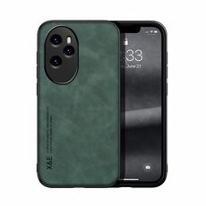 Custodia per telefono posteriore in pelle magnetica per Honor 100 Pro Skin Feel (verde)