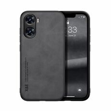 Custodia per telefono posteriore in pelle magnetica Skin Feel per vivo V29e (grigio scuro)