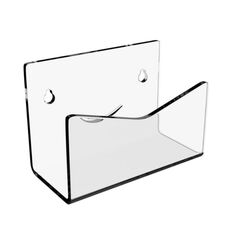 YX079 Organizzatore per cartelle di posta con sorriso, espositore per buste in acrilico