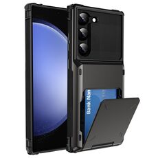 Custodia per telefono robusta e robusta antiurto antigraffio per Samsung Galaxy S24+ 5G (nera)