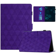 Custodia smart tablet in pelle goffrata con texture diamante per Amazon Kindle Paperwhite 5 2021 (viola)