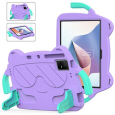 Per TCL NxtPader 11 2023 Ice Baby EVA Custodia rigida antiurto per tablet PC (viola chiaro + verde menta)