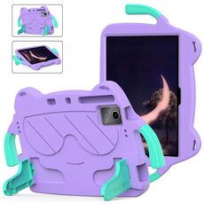 Per Onn Tbspg 100110027 2023 Ice Baby EVA Custodia rigida antiurto per tablet PC (viola chiaro + verde menta)