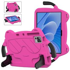 Per DOOGEE T30 Pro 11 2023 Ice Baby EVA Custodia rigida antiurto per tablet PC (rosa rossa + nero)
