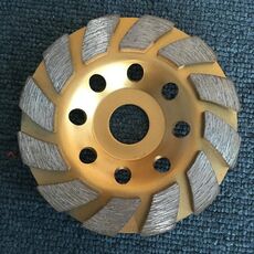 Mola a forma di ventaglio per smerigliatrice ceramica con lame diamantate e lucidanti per pietra di cemento da 100 mm, specifica: dente grosso a livello