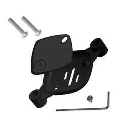 Per Samsung Galaxy SmartTag Custodia protettiva per localizzatore di biciclette Staffa antifurto nascosta (Nero)