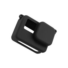 Per Insta360 Ace Custodia protettiva in silicone con copriobiettivo (nero)