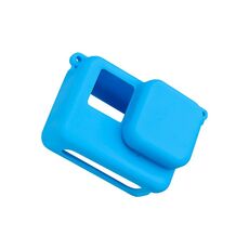 Per Insta360 Ace Custodia protettiva in silicone con copriobiettivo (blu)