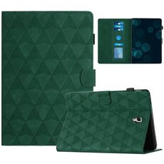 Custodia Smart Tablet in pelle goffrata con texture diamante per Samsung Galaxy Tab A 10.5 T590 (verde)
